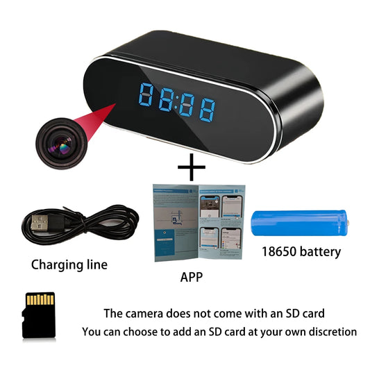 Intelix Clock – 4K HD Clock Camera with WiFi Control & Night Vision