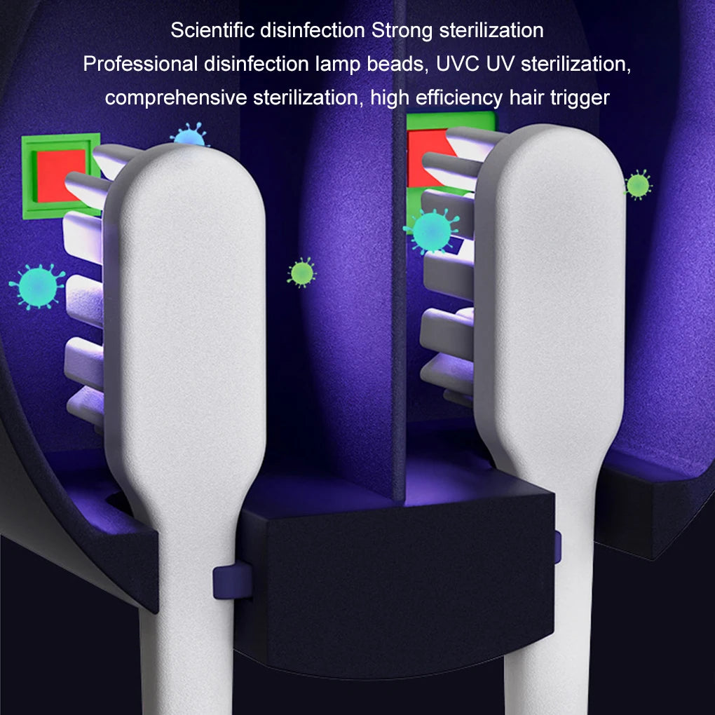 UVGuard Toothbrush Sanitizer & Holder – Smart UV Sterilization for Daily Hygiene