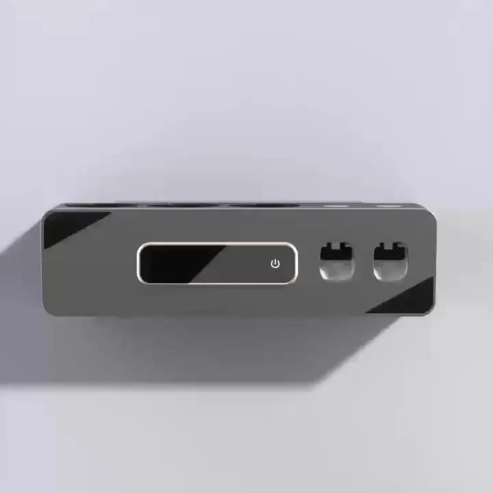 UVSmart Pro Wall-Mounted Toothbrush Organizer with Automatic Toothpaste Dispenser & Sterilizer