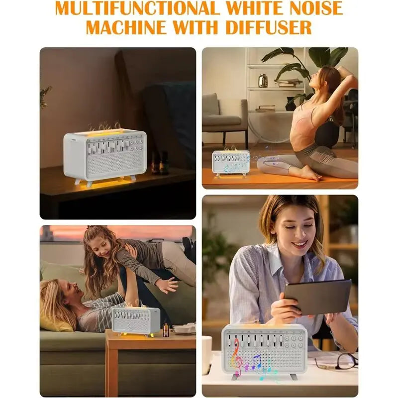 Sleeping Humidifier – 4-in-1 Sound, Light & Comfort Companion