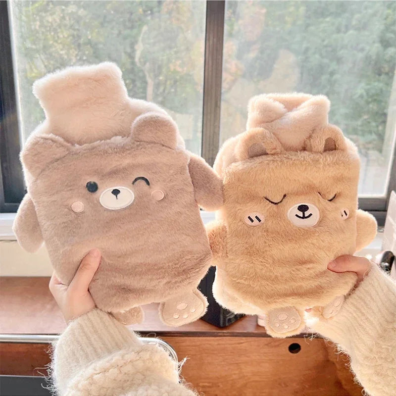 SnuggleWarm™ Kawaii Insulated Hot Water Bottle