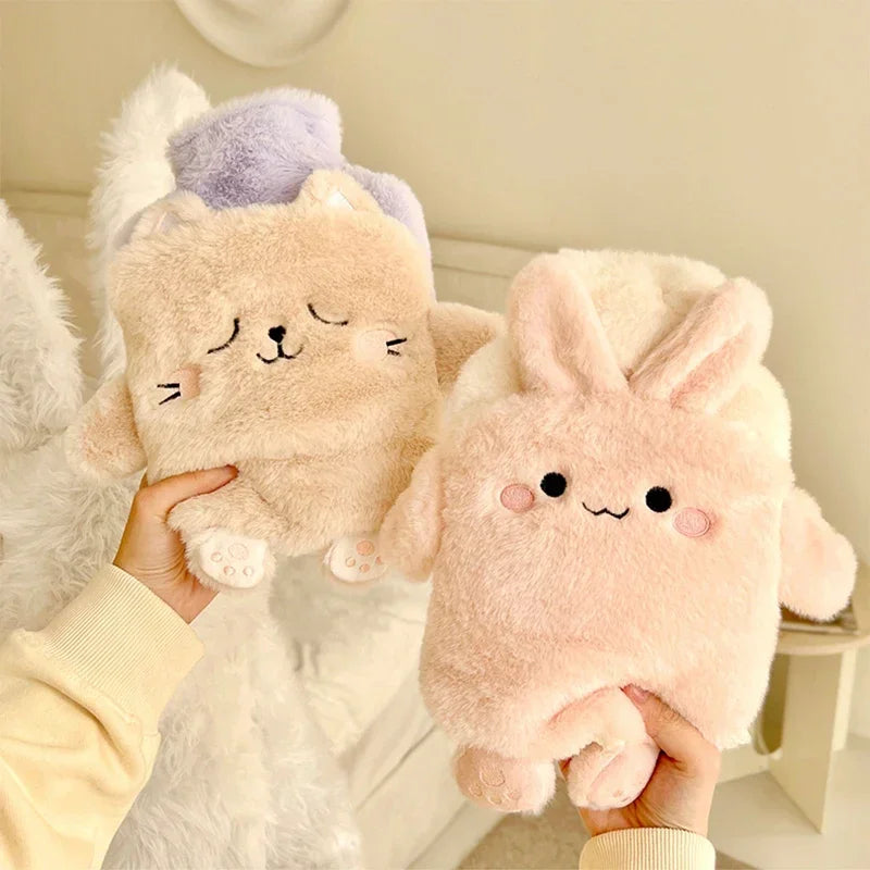 SnuggleWarm™ Kawaii Insulated Hot Water Bottle