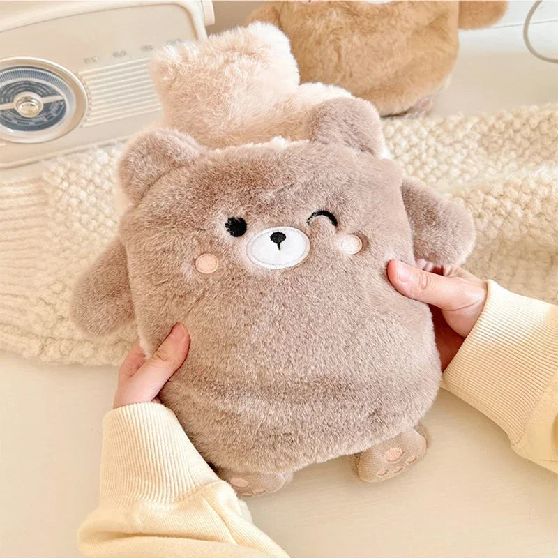 SnuggleWarm™ Kawaii Insulated Hot Water Bottle