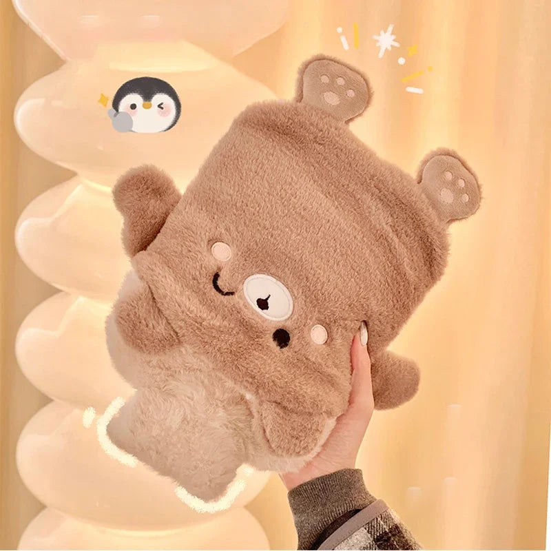 SnuggleWarm™ Kawaii Insulated Hot Water Bottle