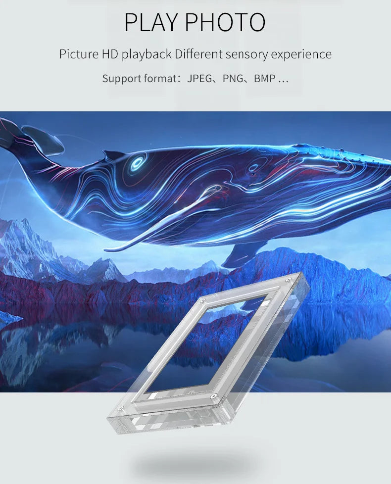 LumiFrame™ Acrylic Digital Photo Frame