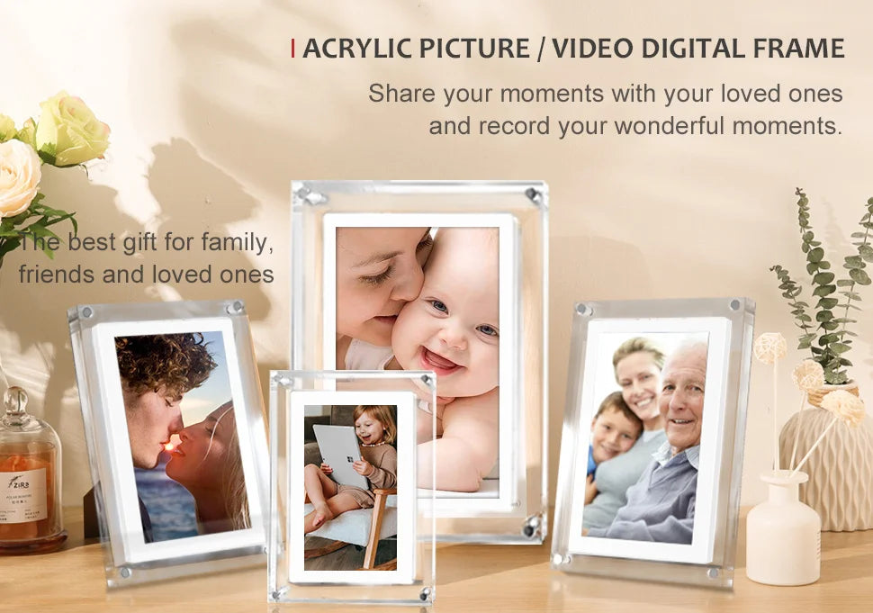 LumiFrame™ Acrylic Digital Photo Frame