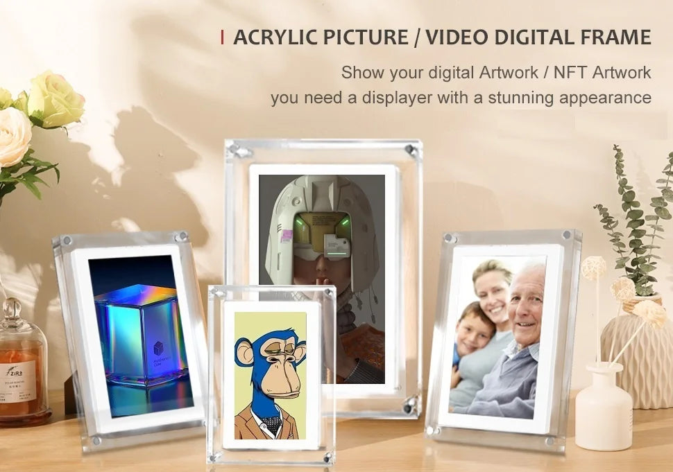 LumiFrame™ Acrylic Digital Photo Frame