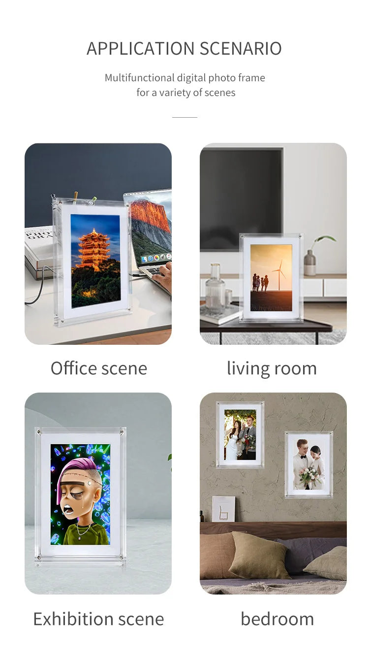 LumiFrame™ Acrylic Digital Photo Frame