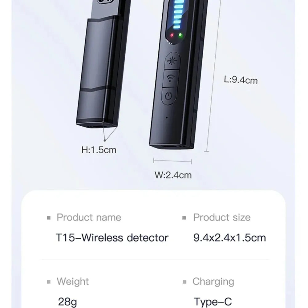 TraceGuard™ – Advanced Anti-Spy Signal & Amp; Camera Detector