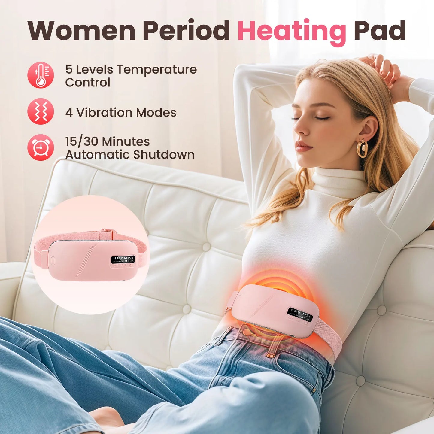 SootheEase™ Menstrual Heating Pad