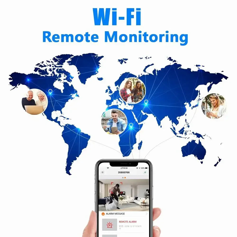 MiniGuard HD Security Camera with Night Vision and Motion Detection – Compact Nanny Cam & Pet Monitor